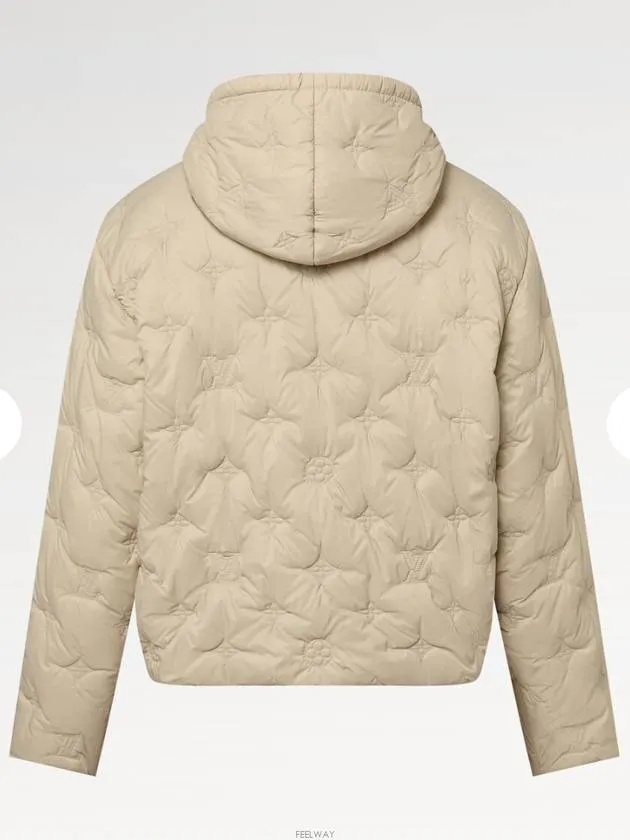 1AFYAH Monogram Quilted Nylon Hooded Blouson