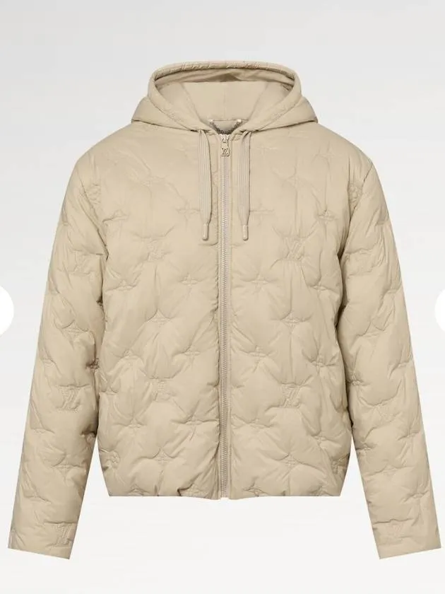 1AFYAH Monogram Quilted Nylon Hooded Blouson