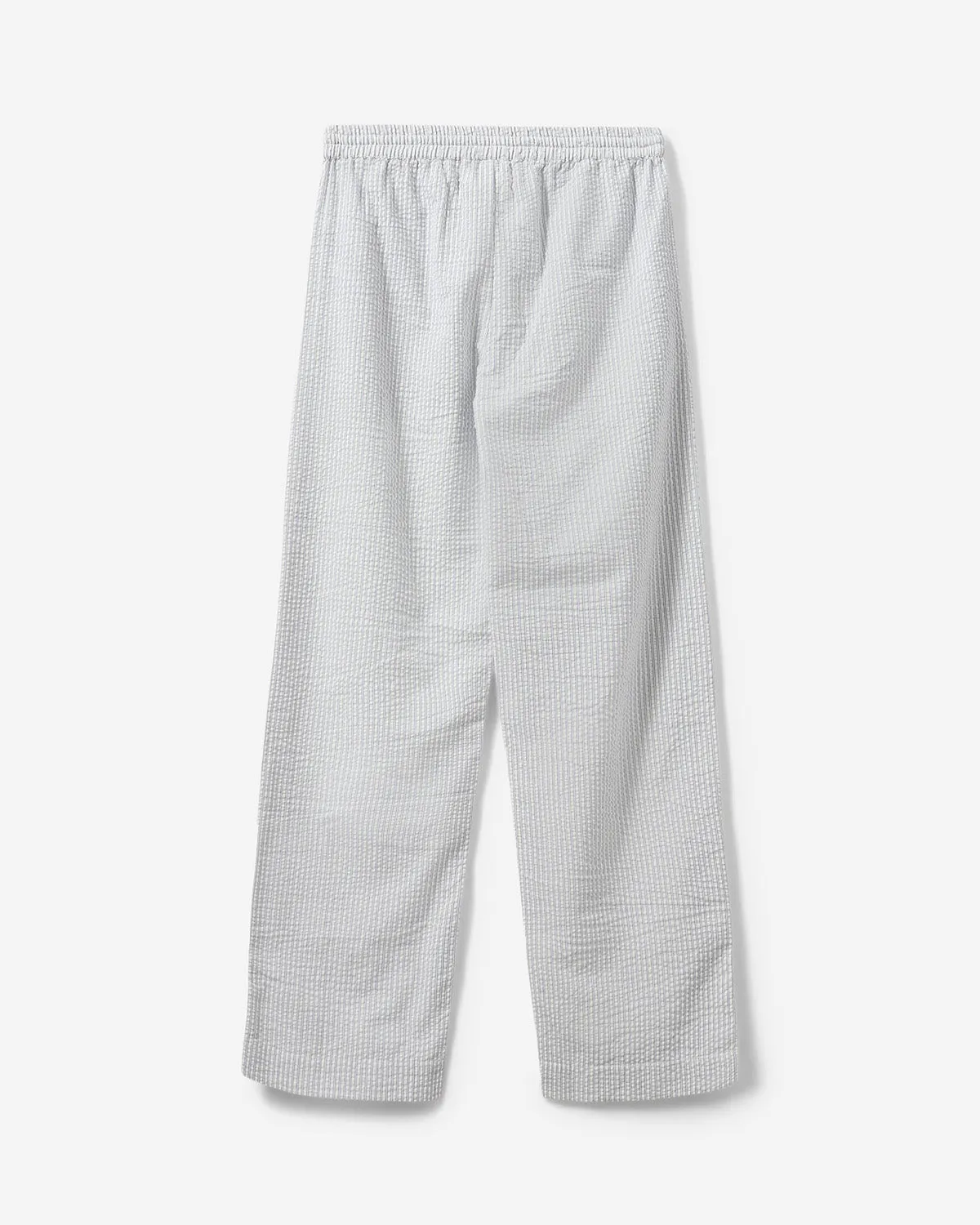 ABIGALESY TROUSERS - Antique White w Blue