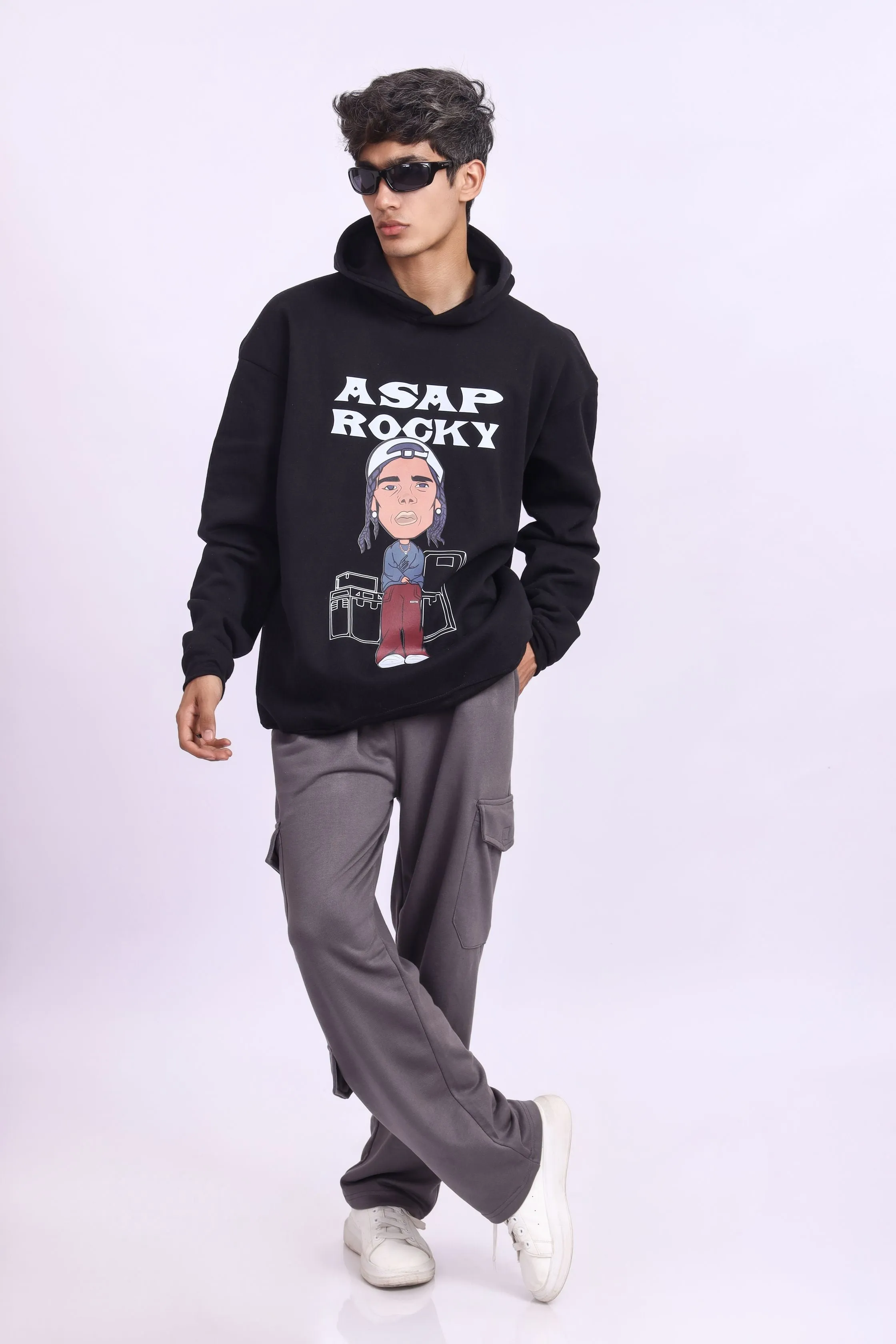 ASAP ROCKY OVERSIZED HOODIE