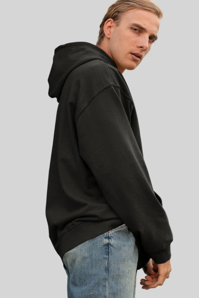 Black Oversized Hoodie for men