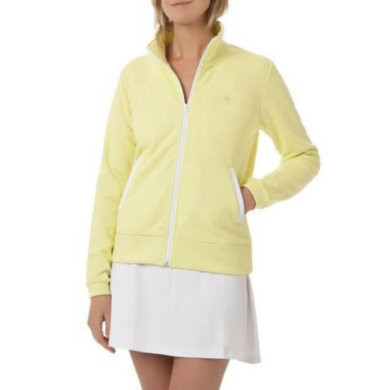 BOAST Women's Sunny Lime Quilted Bomber Jacket $140 NEW