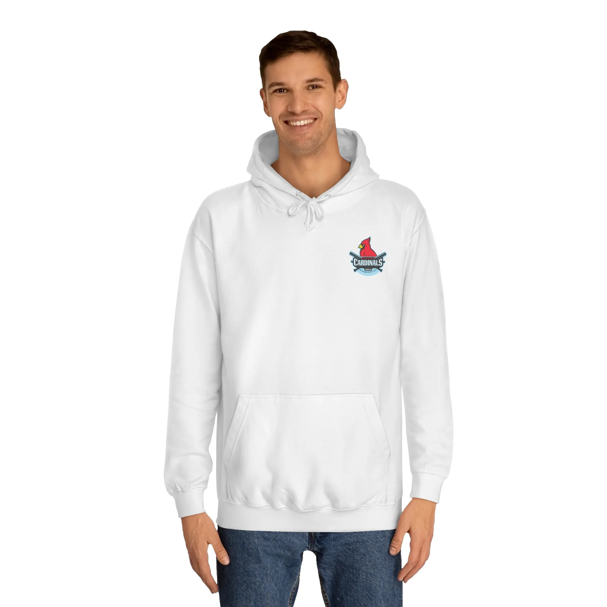 Cardinal Unisex College Hoodie