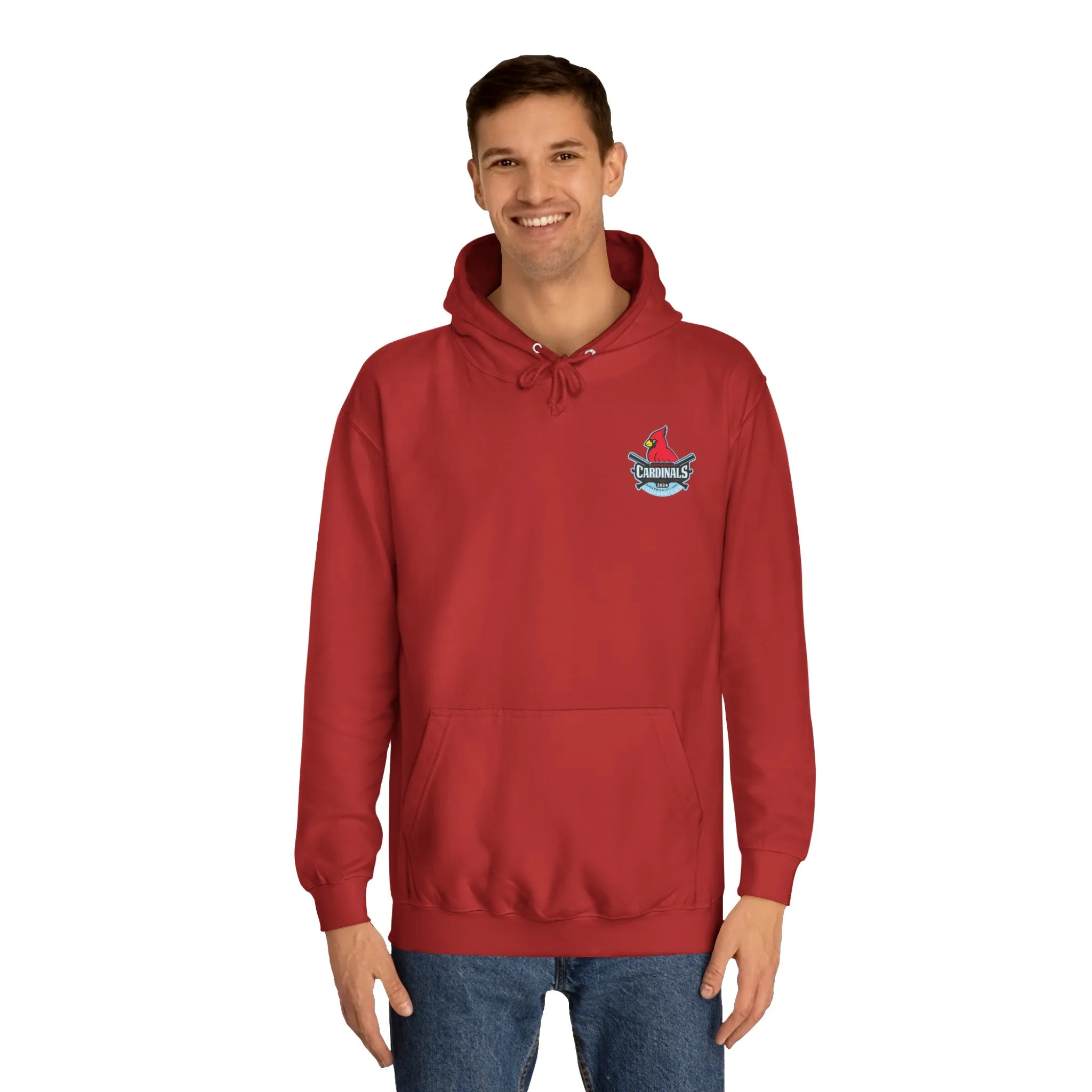 Cardinal Unisex College Hoodie