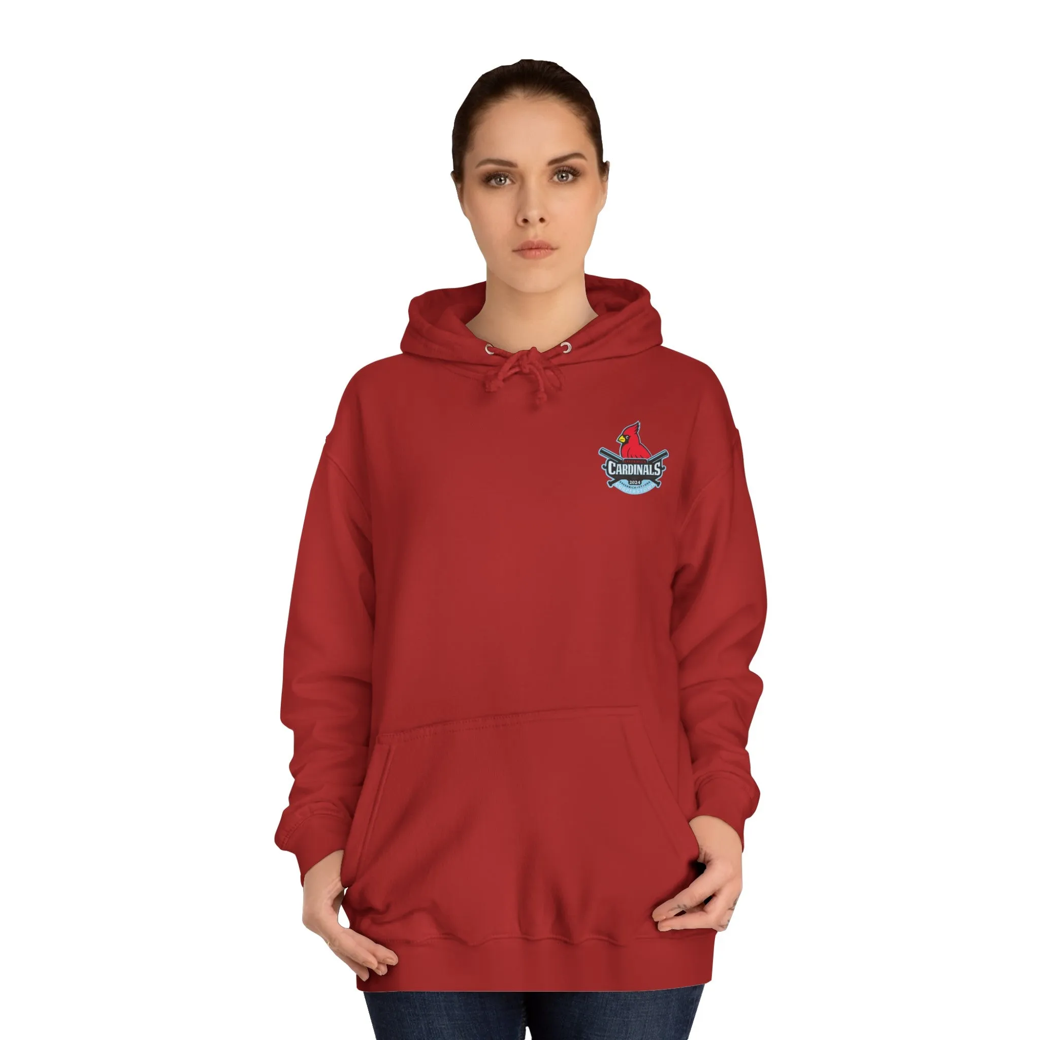 Cardinal Unisex College Hoodie