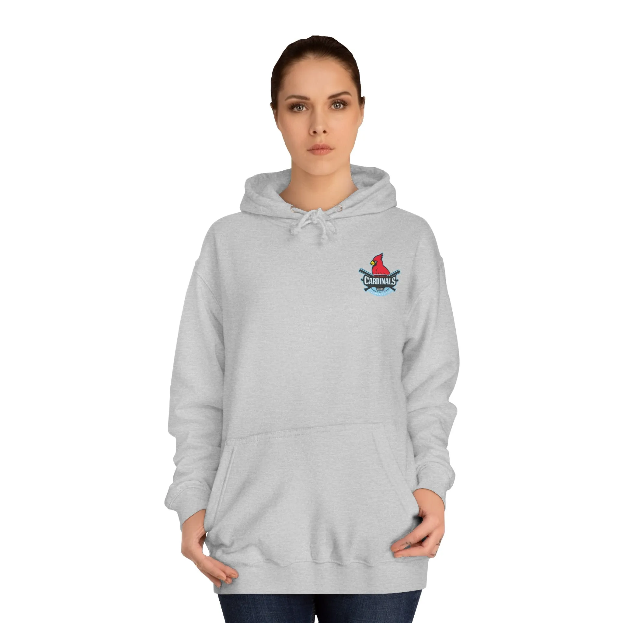 Cardinal Unisex College Hoodie