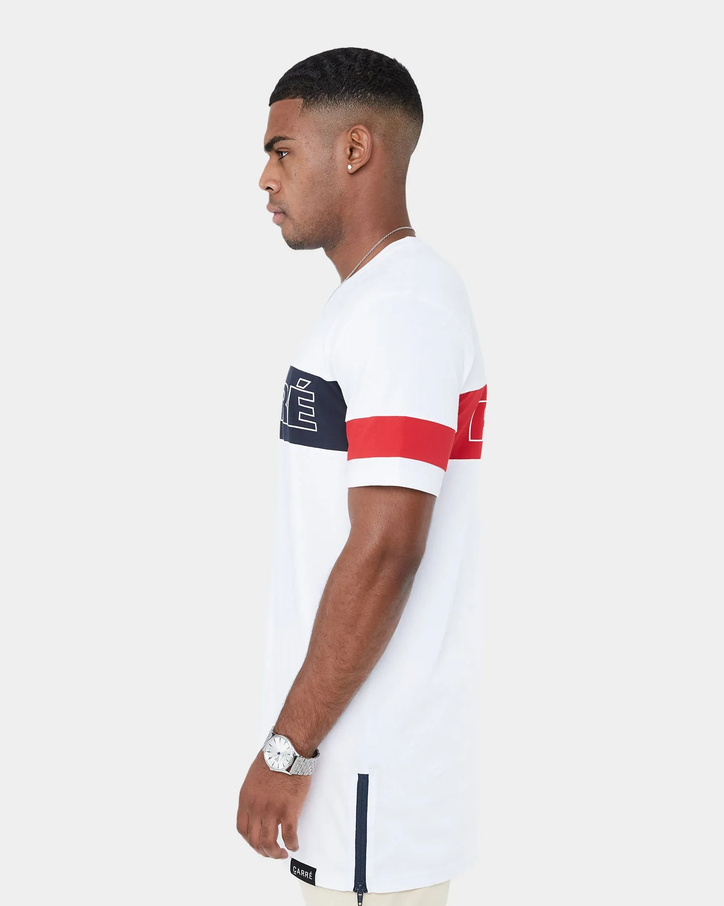 Carré Panneau Short Sleeve T-Shirt White