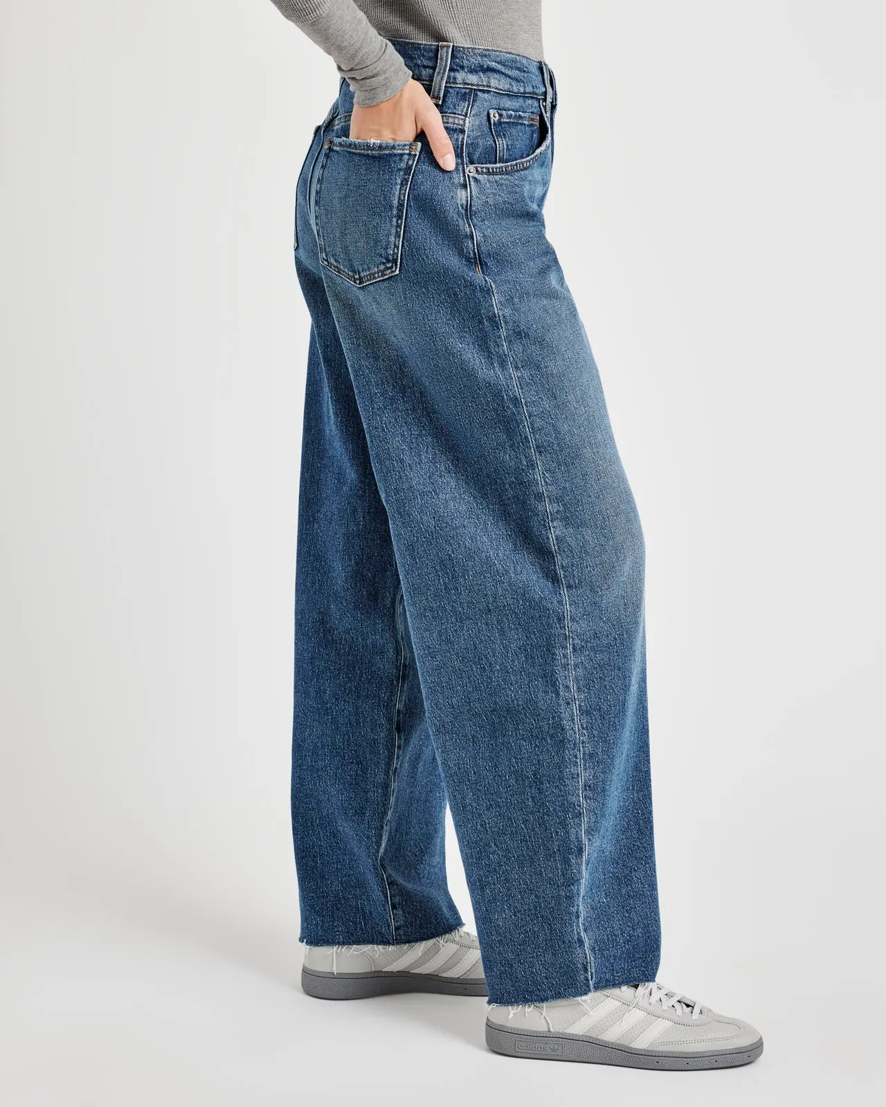 Carson Barrel Leg Jean