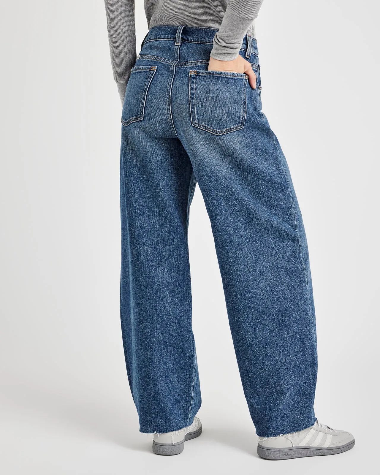 Carson Barrel Leg Jean