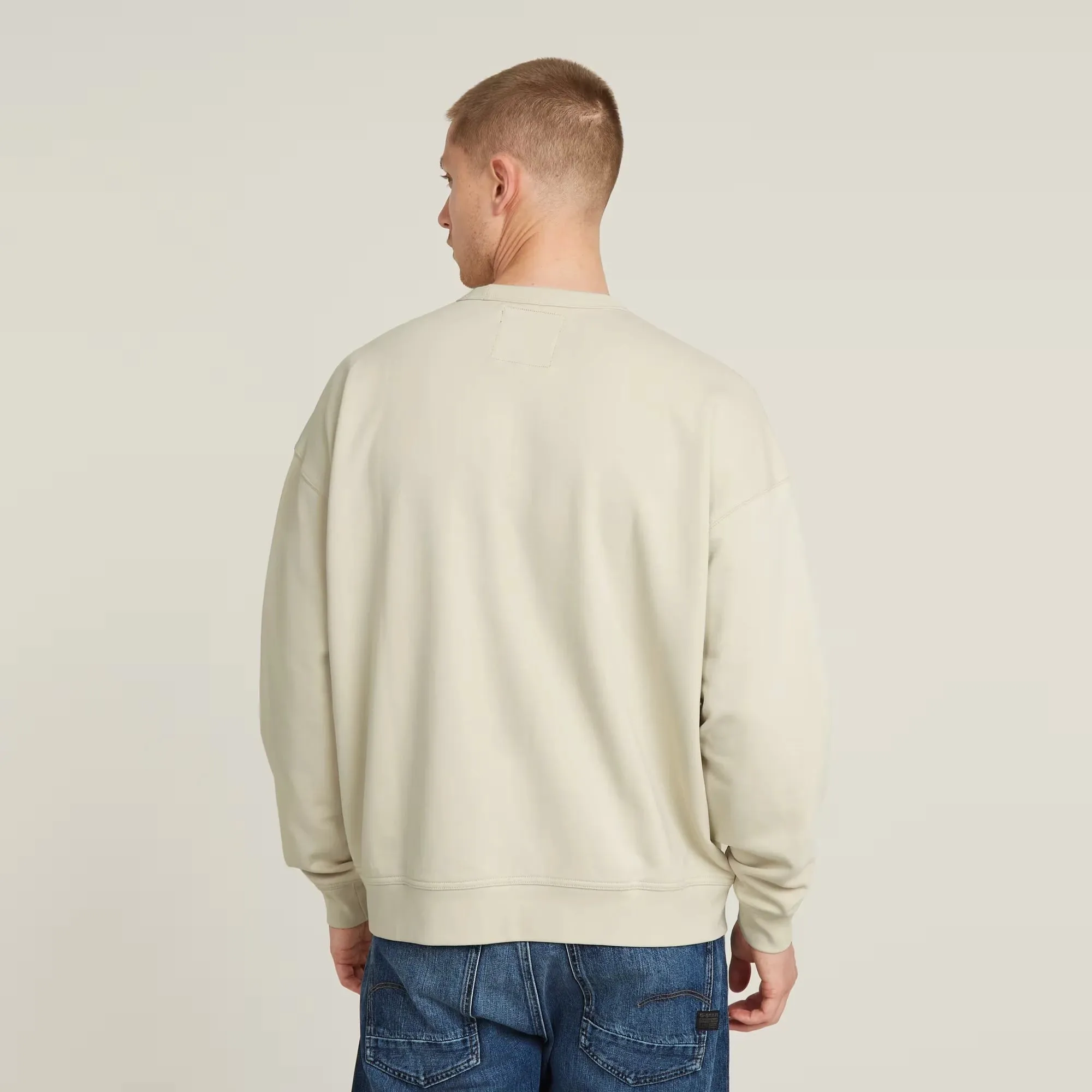 Chenille G-Script Loose Sweater (Whitebait) - D25134-D257-1603