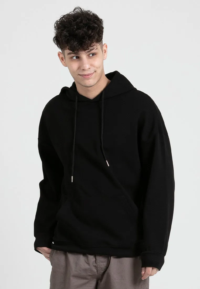 Forest Air-Cotton 260GSM Heavy Weight Cotton Oversized Hoodie Men Sweatshirt Jacket PullOver - 23900