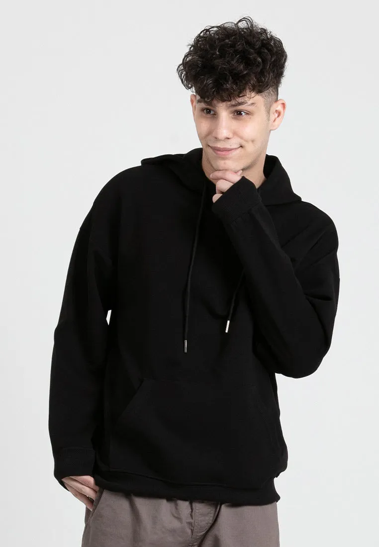 Forest Air-Cotton 260GSM Heavy Weight Cotton Oversized Hoodie Men Sweatshirt Jacket PullOver - 23900