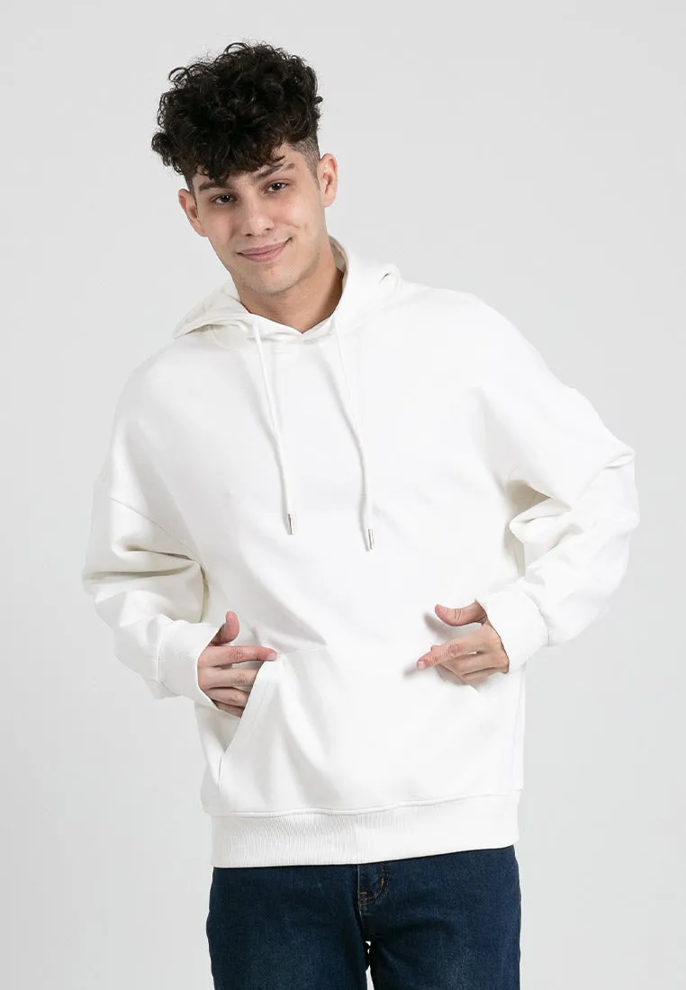 Forest Air-Cotton 260GSM Heavy Weight Cotton Oversized Hoodie Men Sweatshirt Jacket PullOver - 23900