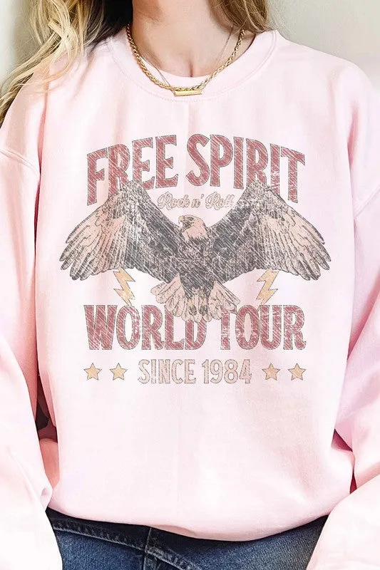 FREE SPIRIT WORLD TOUR OVERSIZED SWEATSHIRT