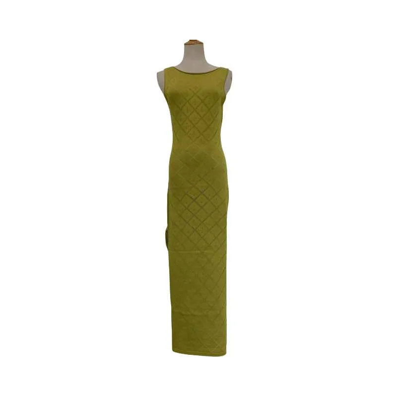 High Split Knitted Maxi Dress