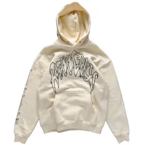 KILL CREW OVERSIZED LUX HOODIE - CREAM