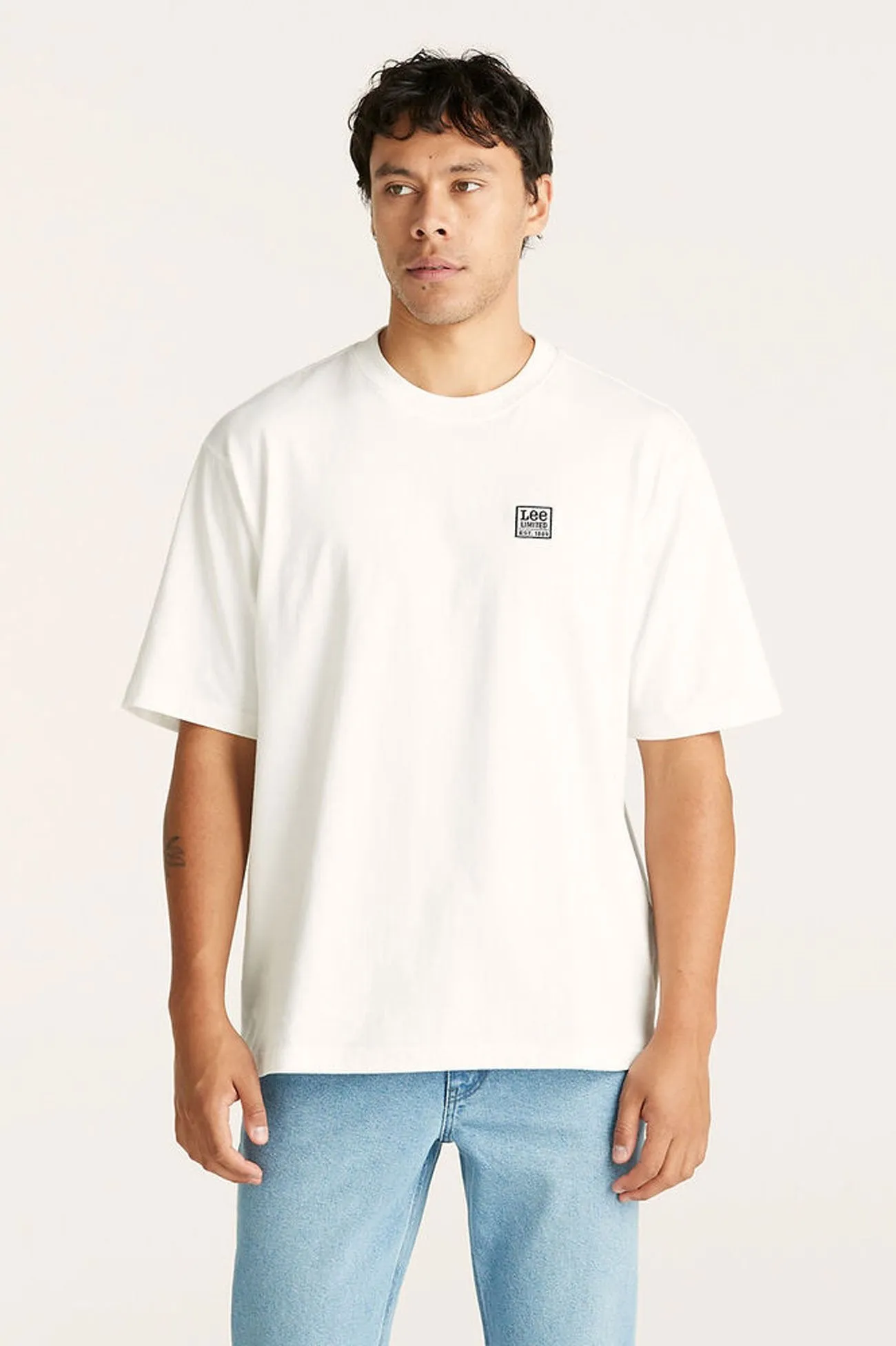 Lee Limited Baggy Tee Vintage White