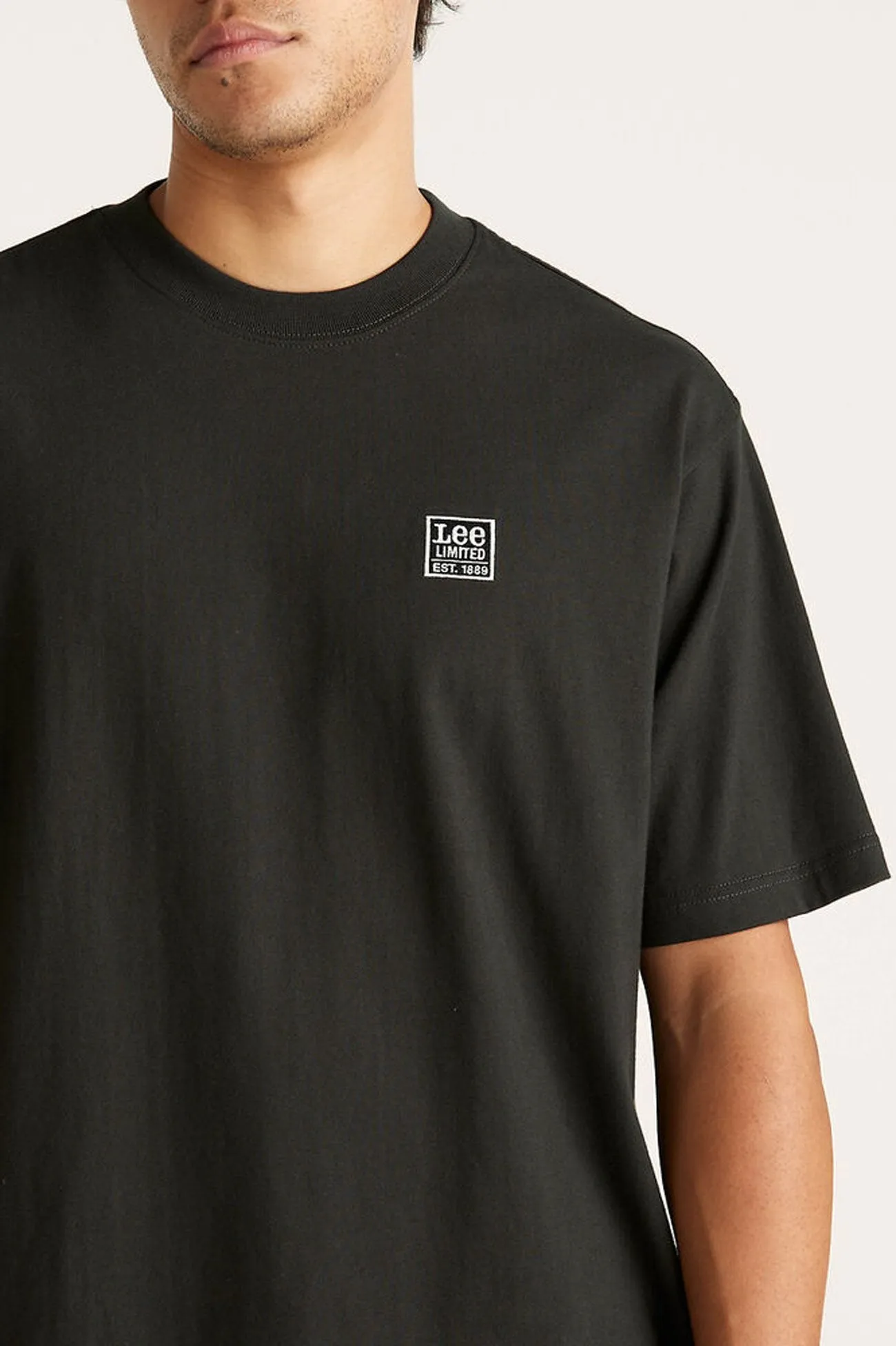 Lee Limited Baggy Tee Worn Black