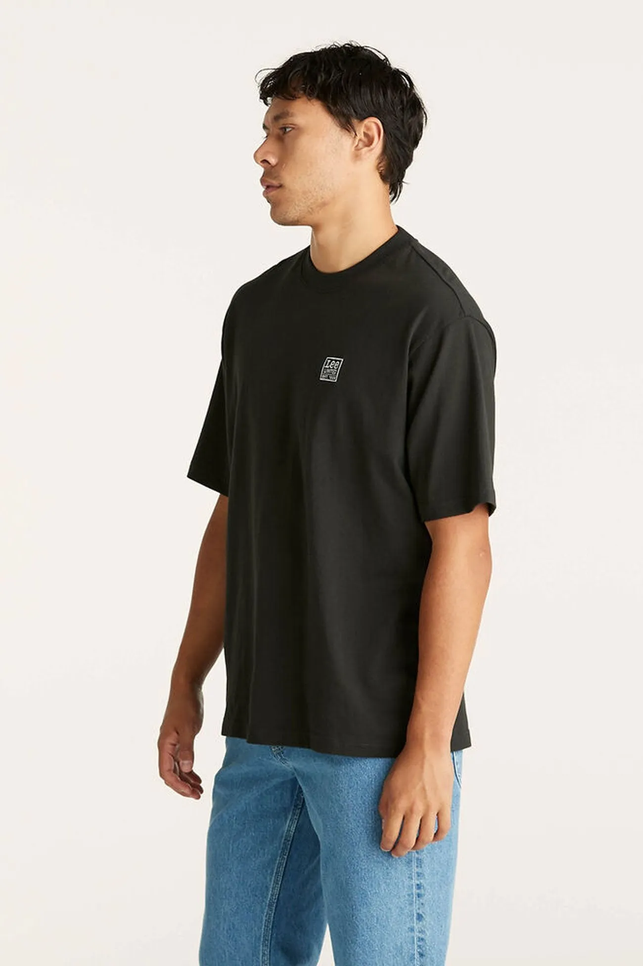 Lee Limited Baggy Tee Worn Black