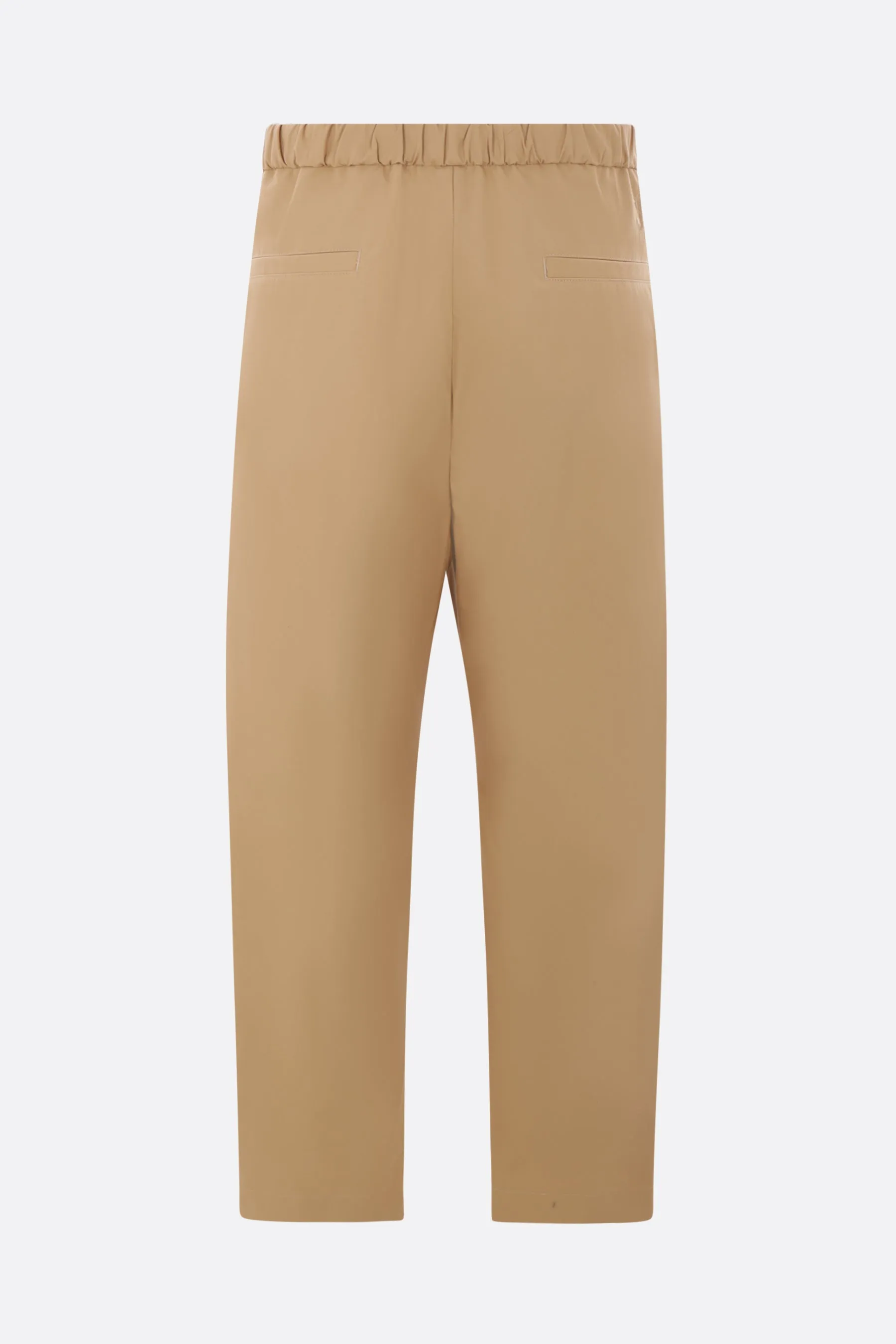 loose-fit cotton trousers