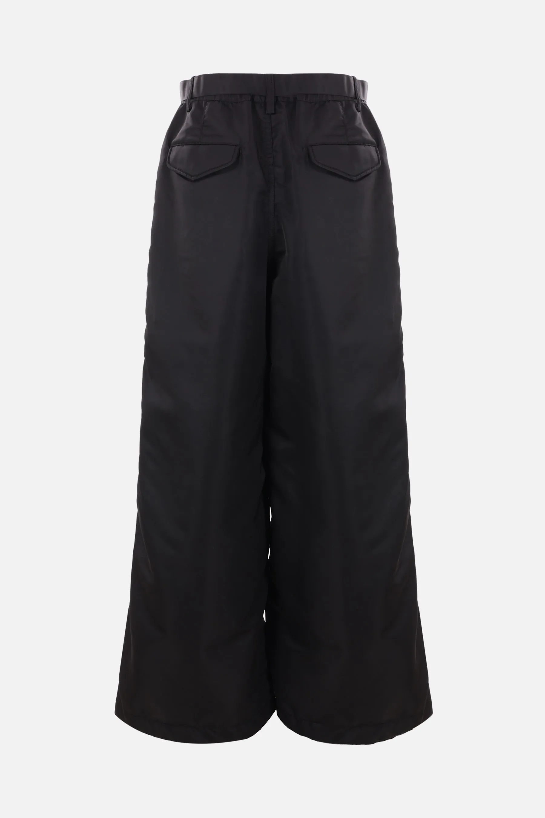 loose-fit twill trousers