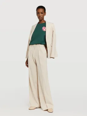 Loose suit trousers