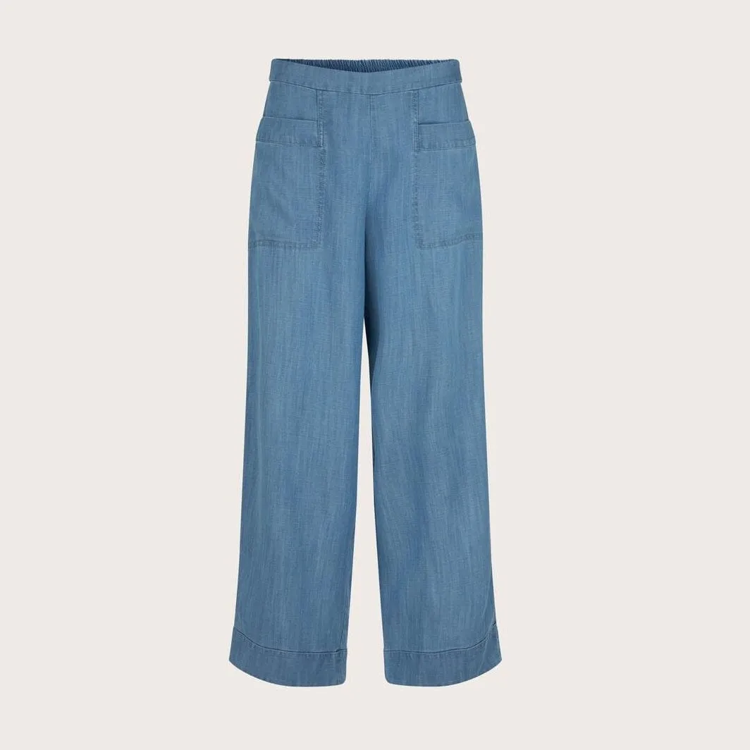 Masai Priscala Trousers Blue Denim