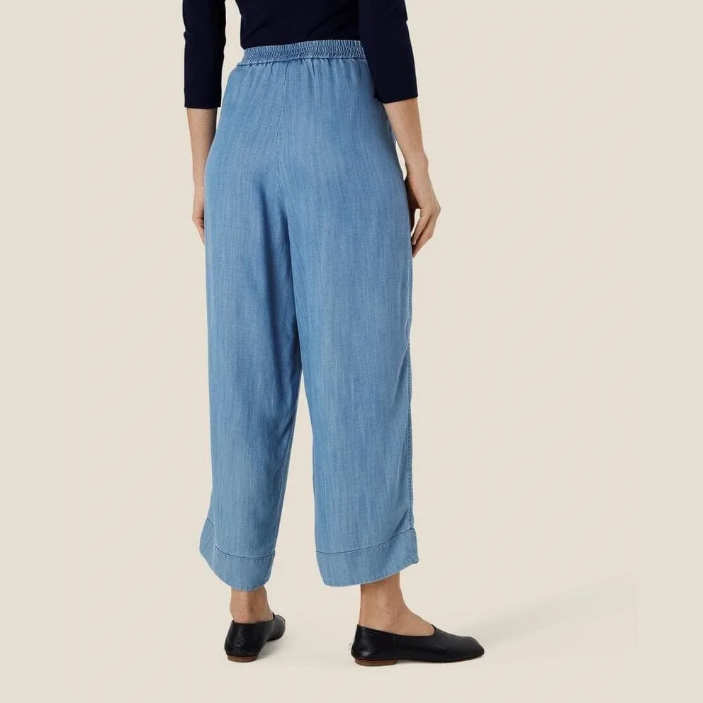 Masai Priscala Trousers Blue Denim