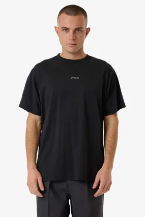 Minimal Thrills Merch Fit Tee Faded Black