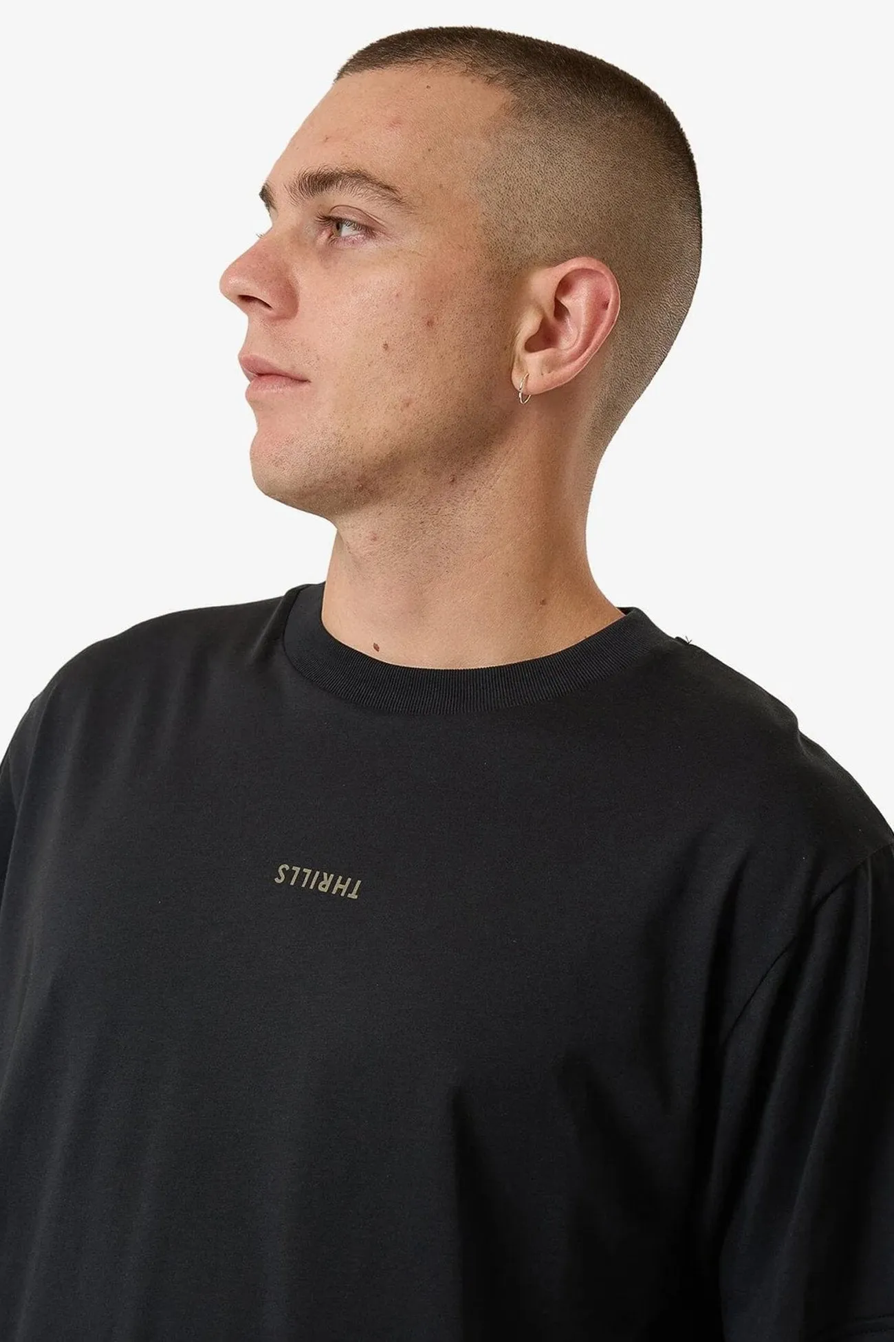 Minimal Thrills Merch Fit Tee Faded Black