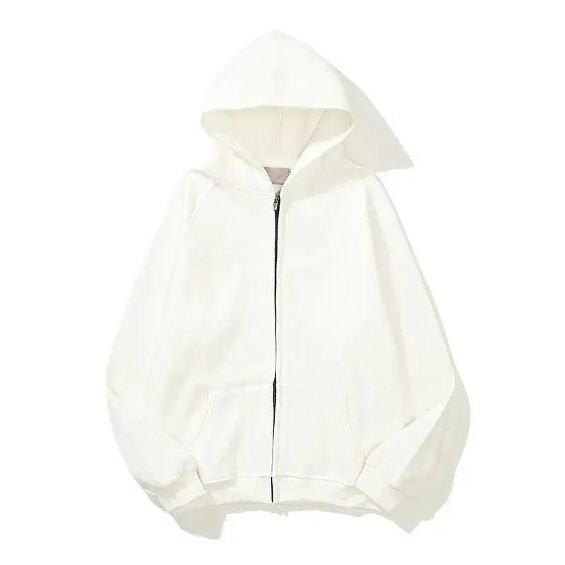 Oversized Casual Essential Zipper Hoodie