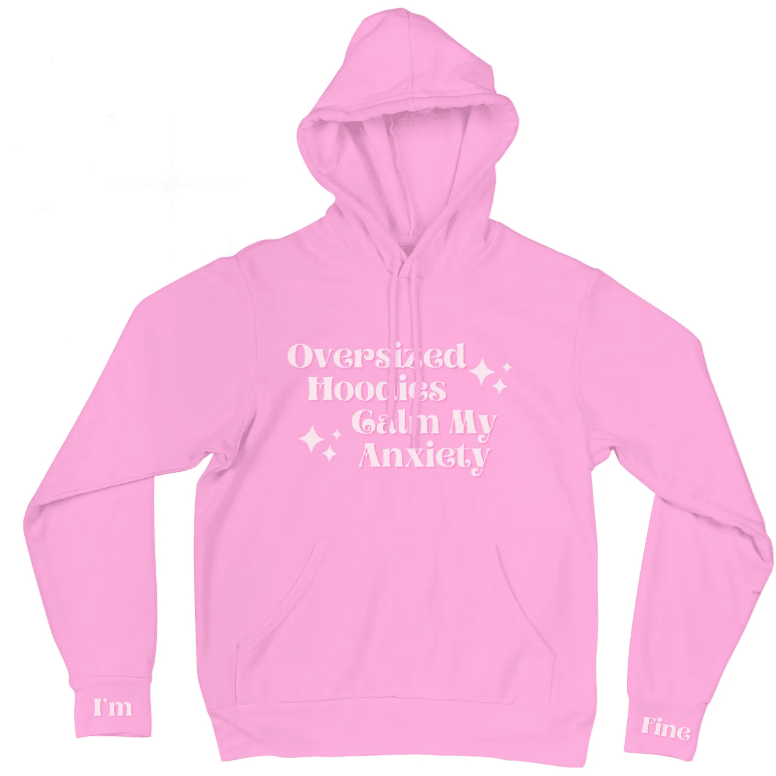 Oversized Hoodies Calm My Anxiety Unisex Hoodie