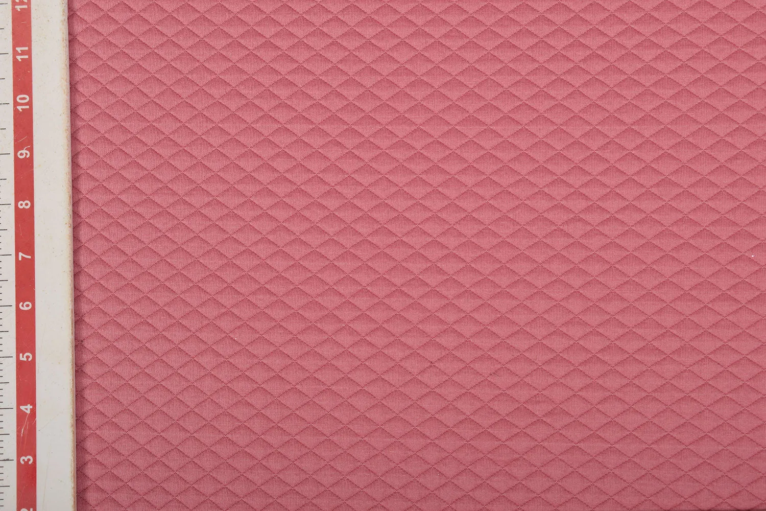 Pink Quilted Knit Fabric