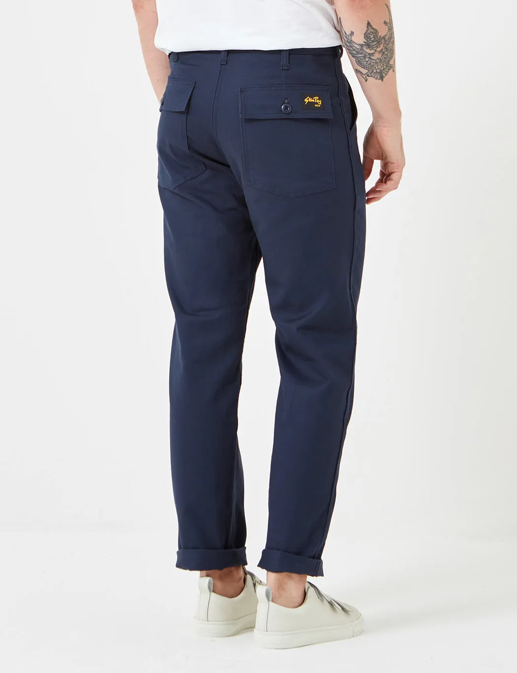 Stan Ray 4 Pocket Fatigue Pant (Loose Taper) - Navy Twill