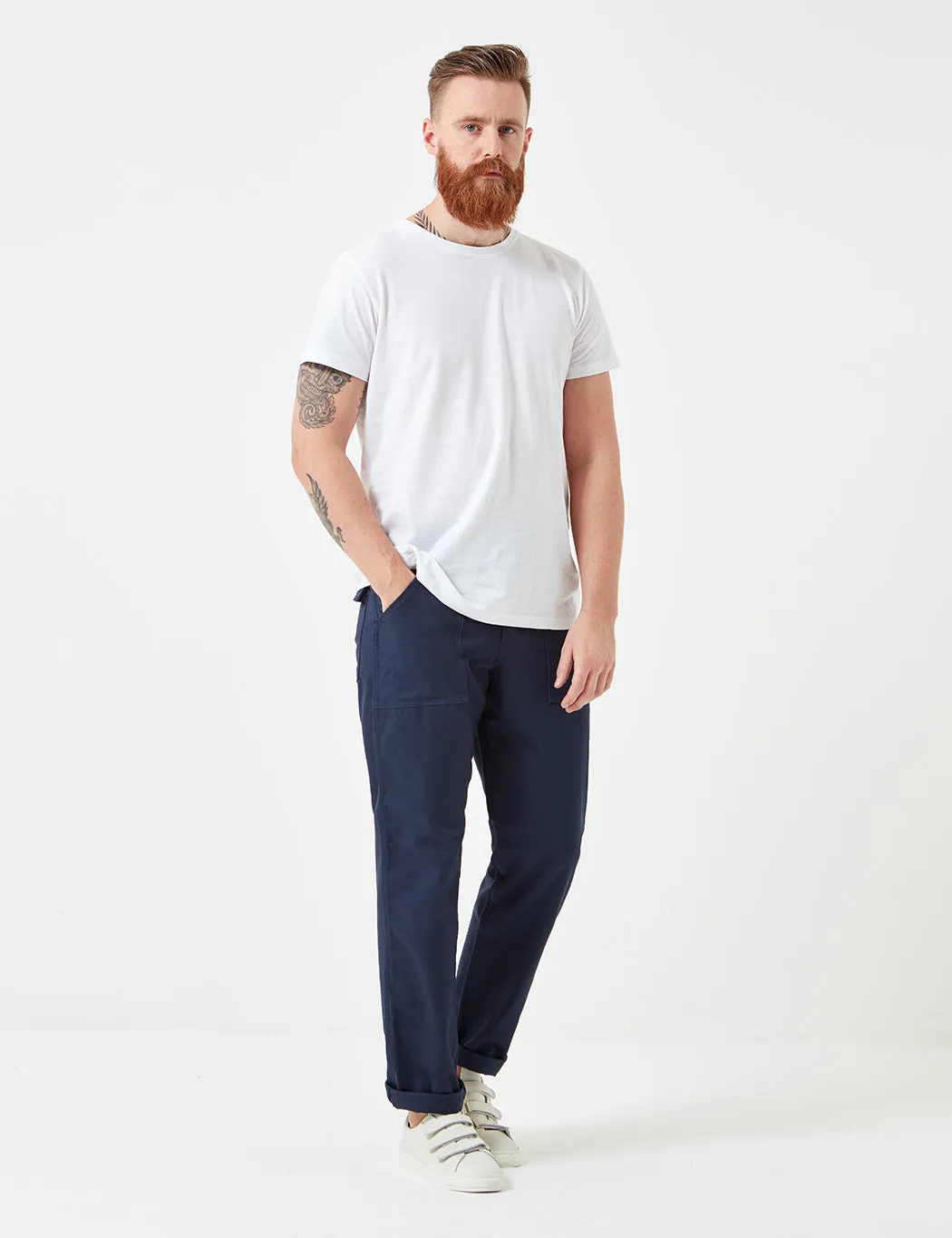 Stan Ray 4 Pocket Fatigue Pant (Loose Taper) - Navy Twill