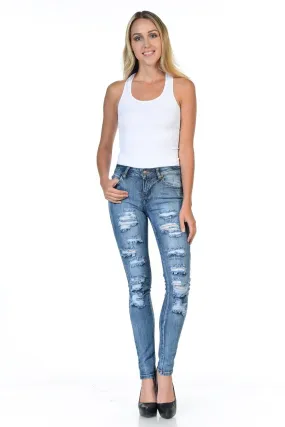 Sweet Look Premium Edition Women's Jeans - Push Up - Style WY5034A-R