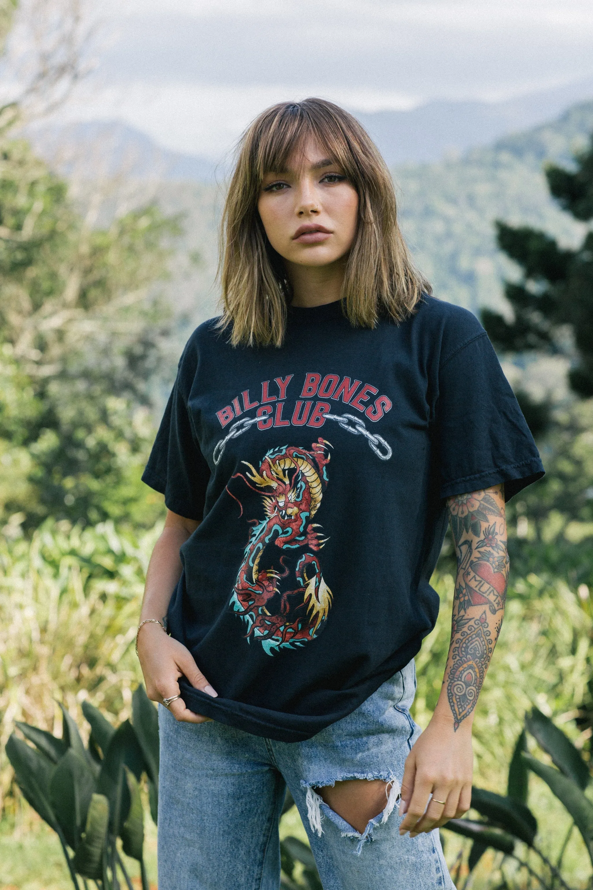 The Dragon Tee - Vintage Black