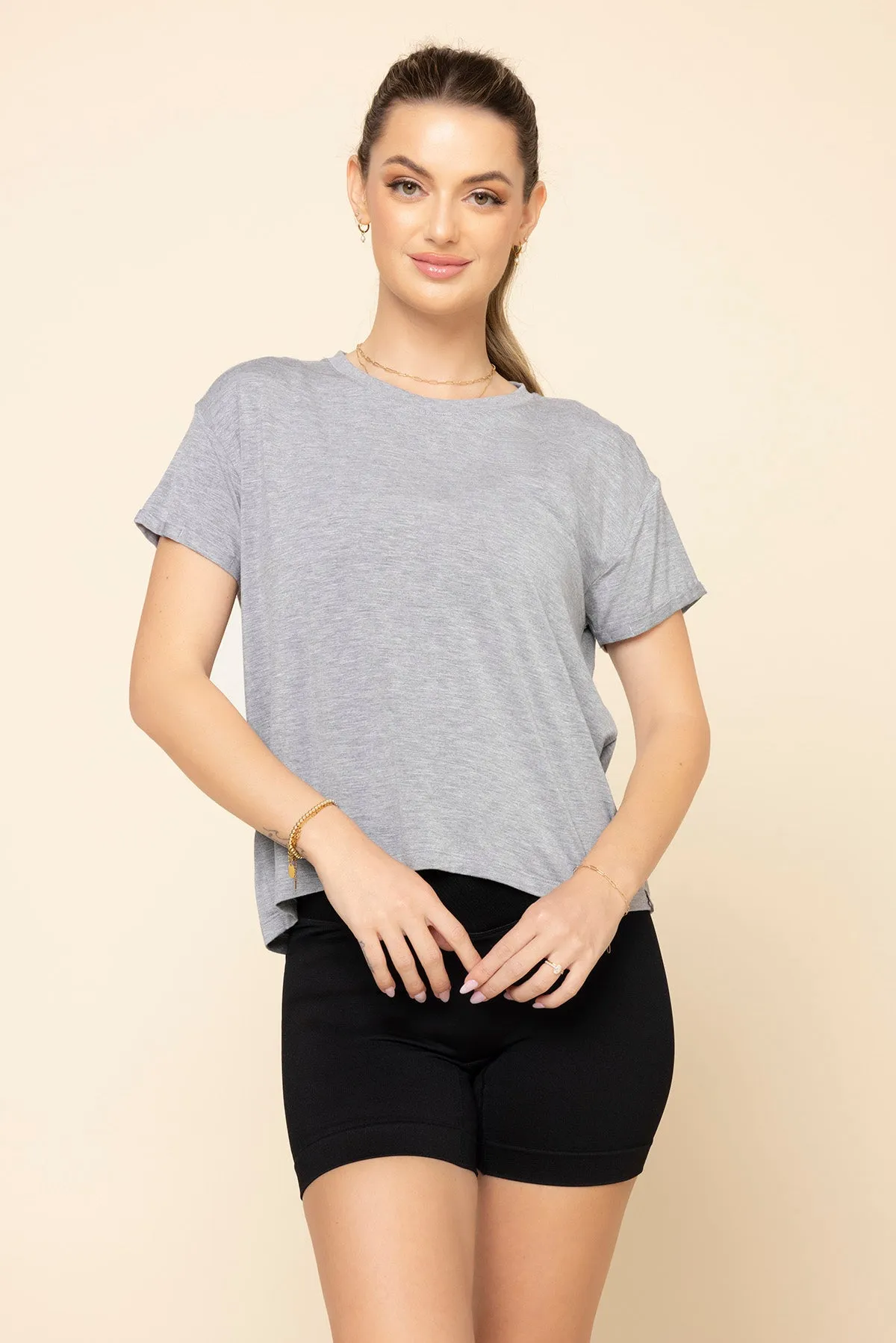 The Perfect Tee - Heather Grey