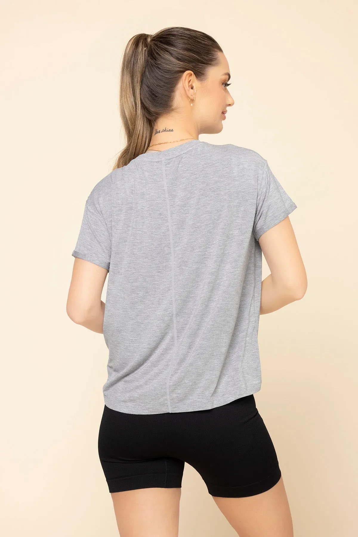 The Perfect Tee - Heather Grey