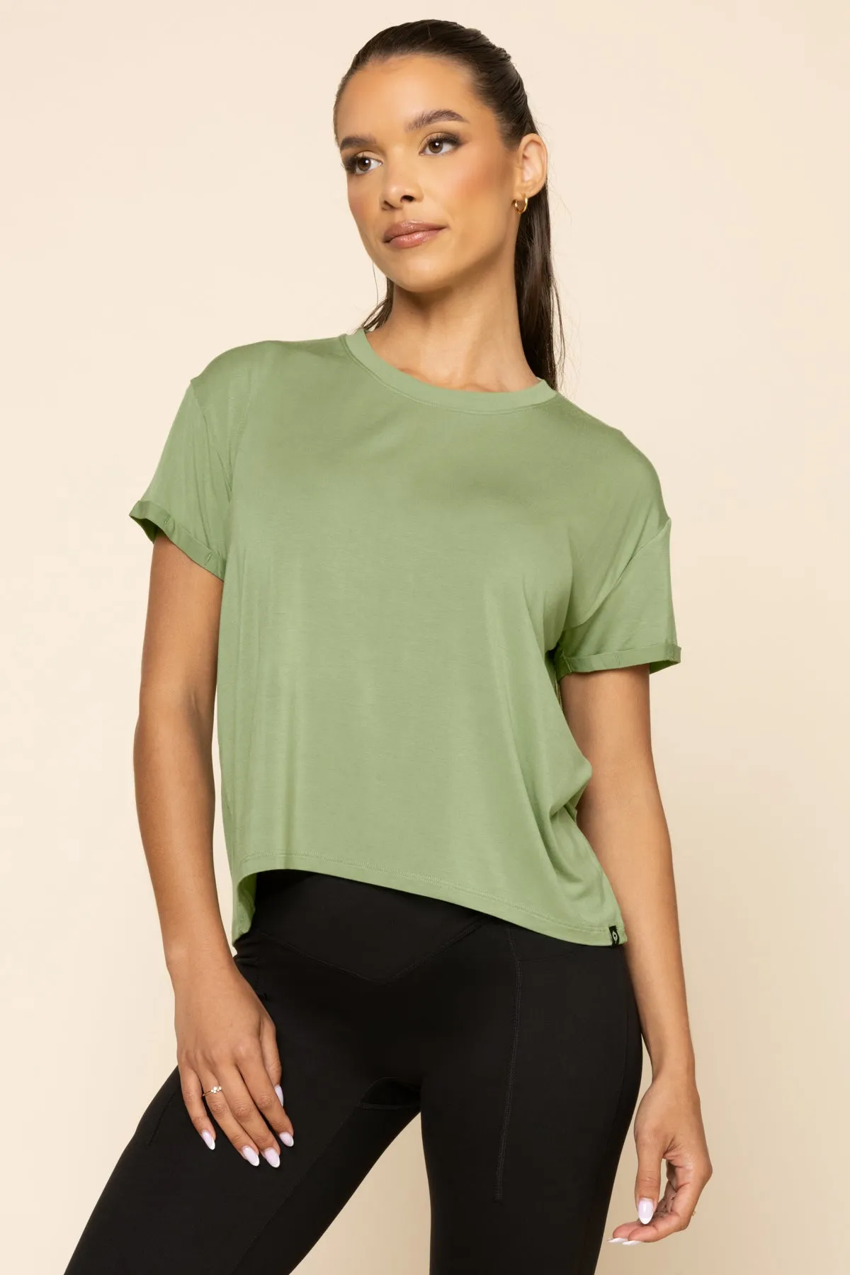 The Perfect Tee - Seaglass Green