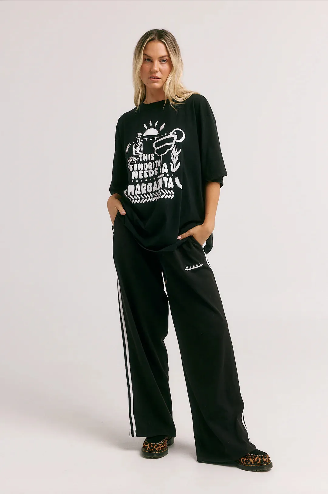 The Very Oversized Margie Tee, Black