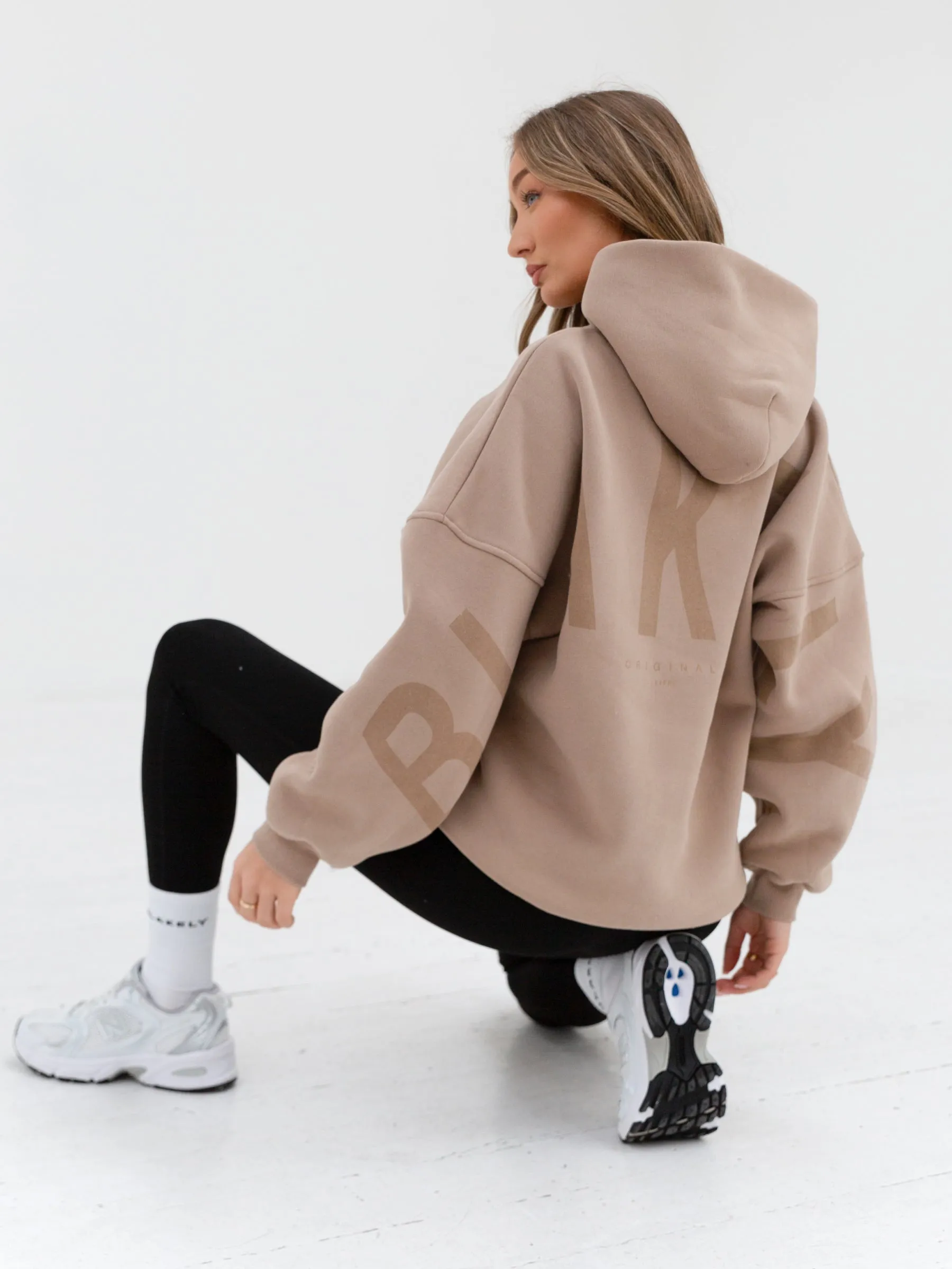 Tonal Isabel Oversized Hoodie - Tan