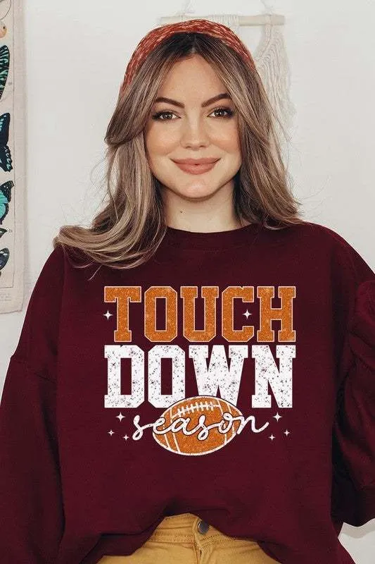 Touchdown Season Graphic Fleece Sweatshirts