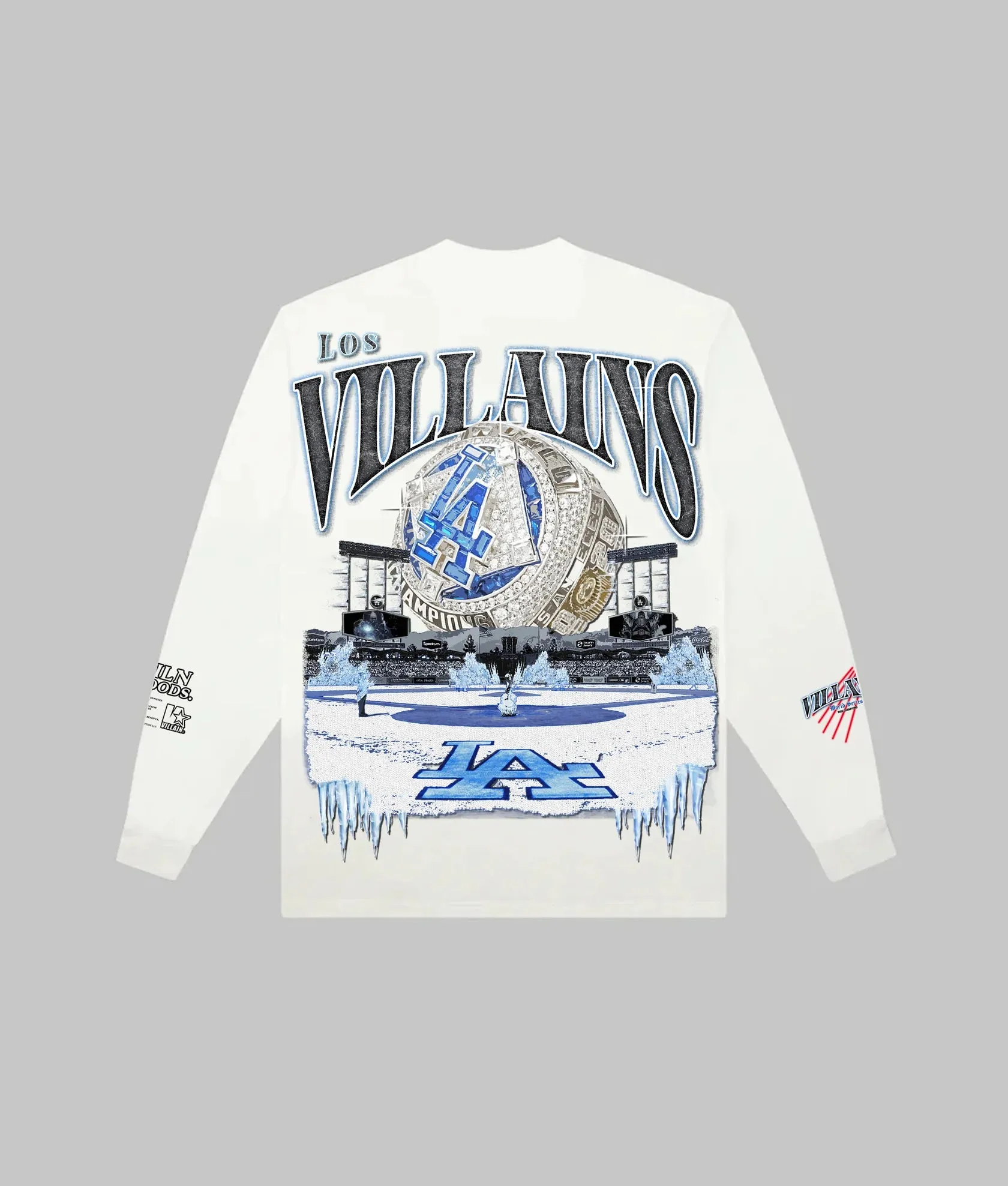 VILLAIN LOS VILLAINS LONG SLEEVE CEMENT