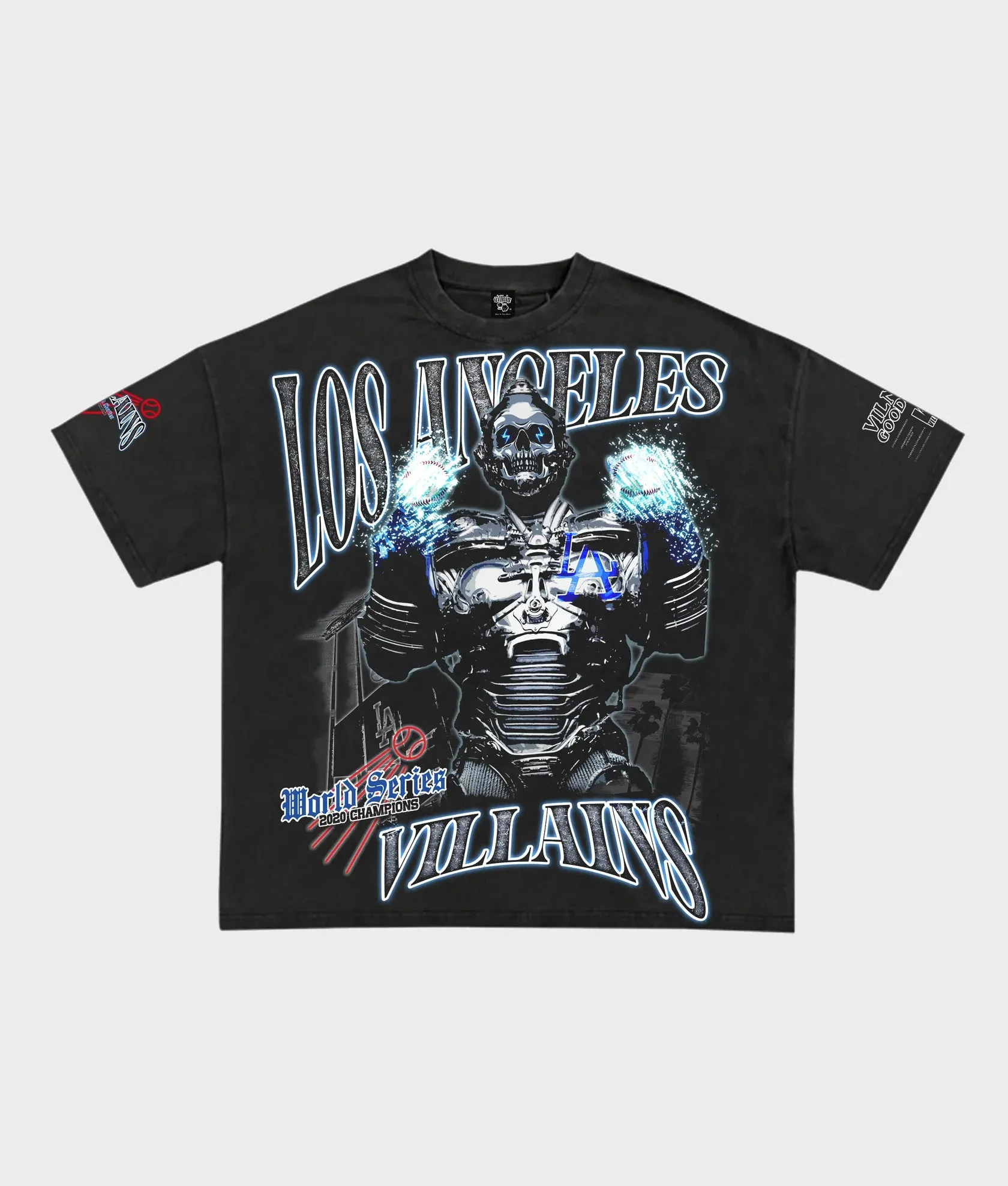 VILLAIN LOS VILLAINS TEE BLACK