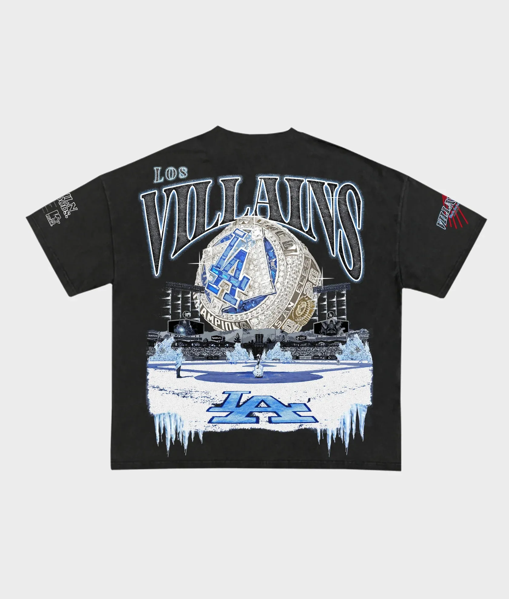 VILLAIN LOS VILLAINS TEE BLACK