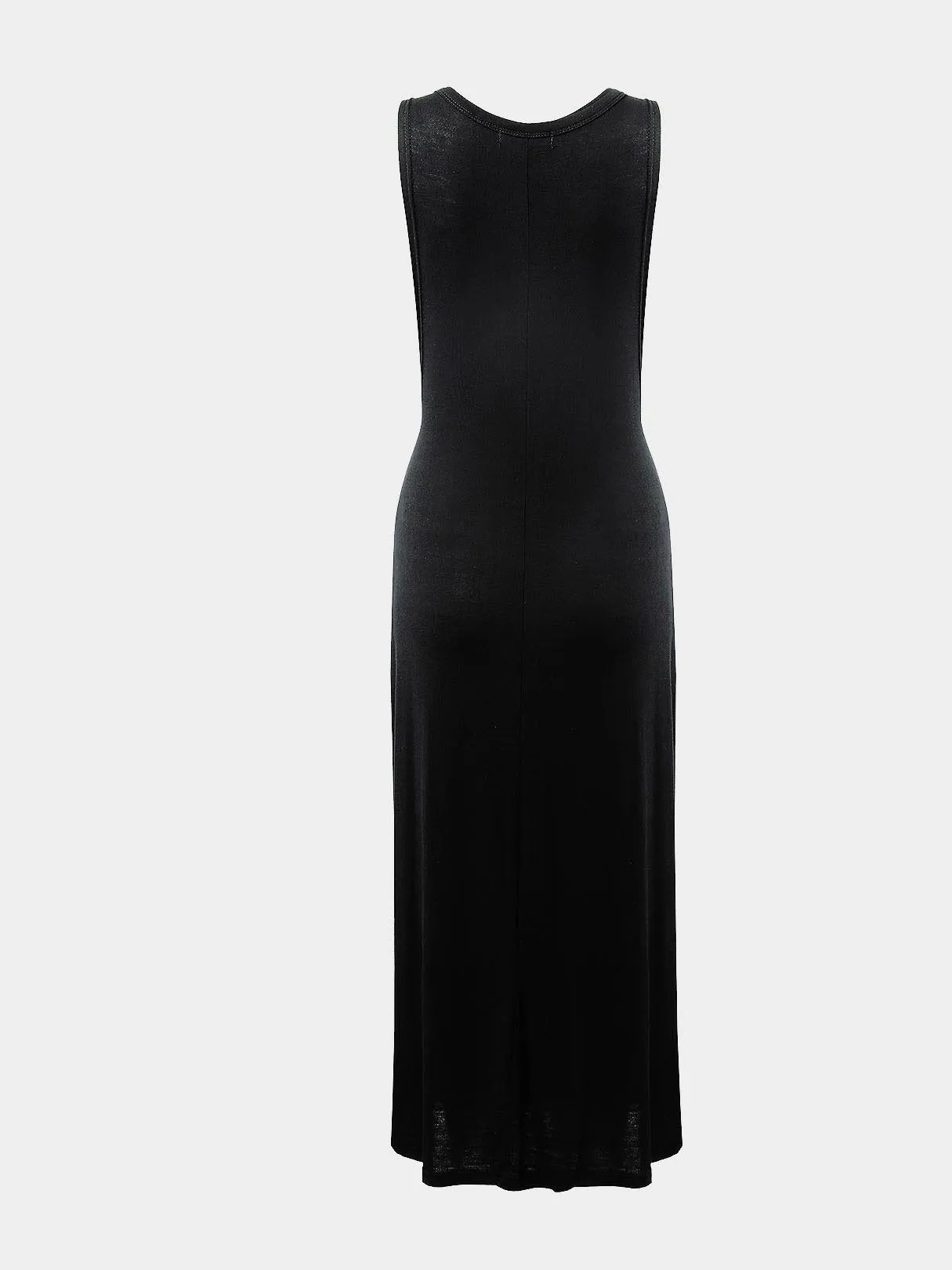 Wholesale Black Sleeveless Midi Dress