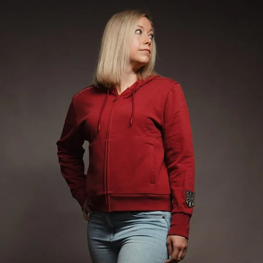 Women's Elite Full-Zip Hoodie - Red Plum