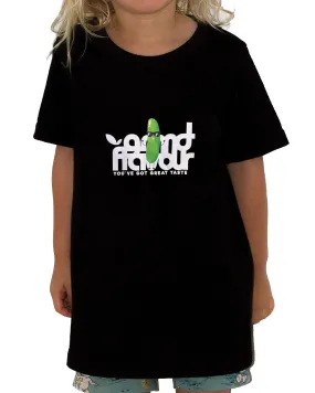 Youth Pickle Tee Black